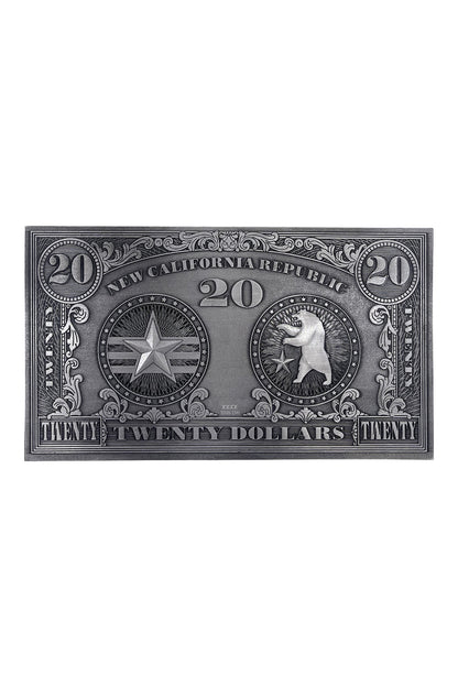 Fallout New Vegas Replica NCR $20 Bill - Satin Nickel (Bethesda Gear Exclusive)