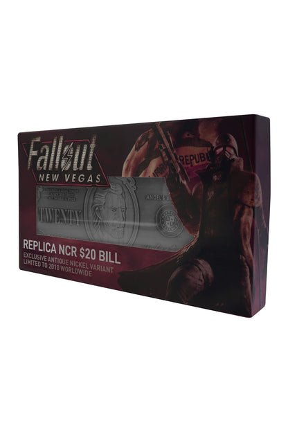 Fallout New Vegas Replica NCR $20 Bill - Satin Nickel (Bethesda Gear Exclusive)
