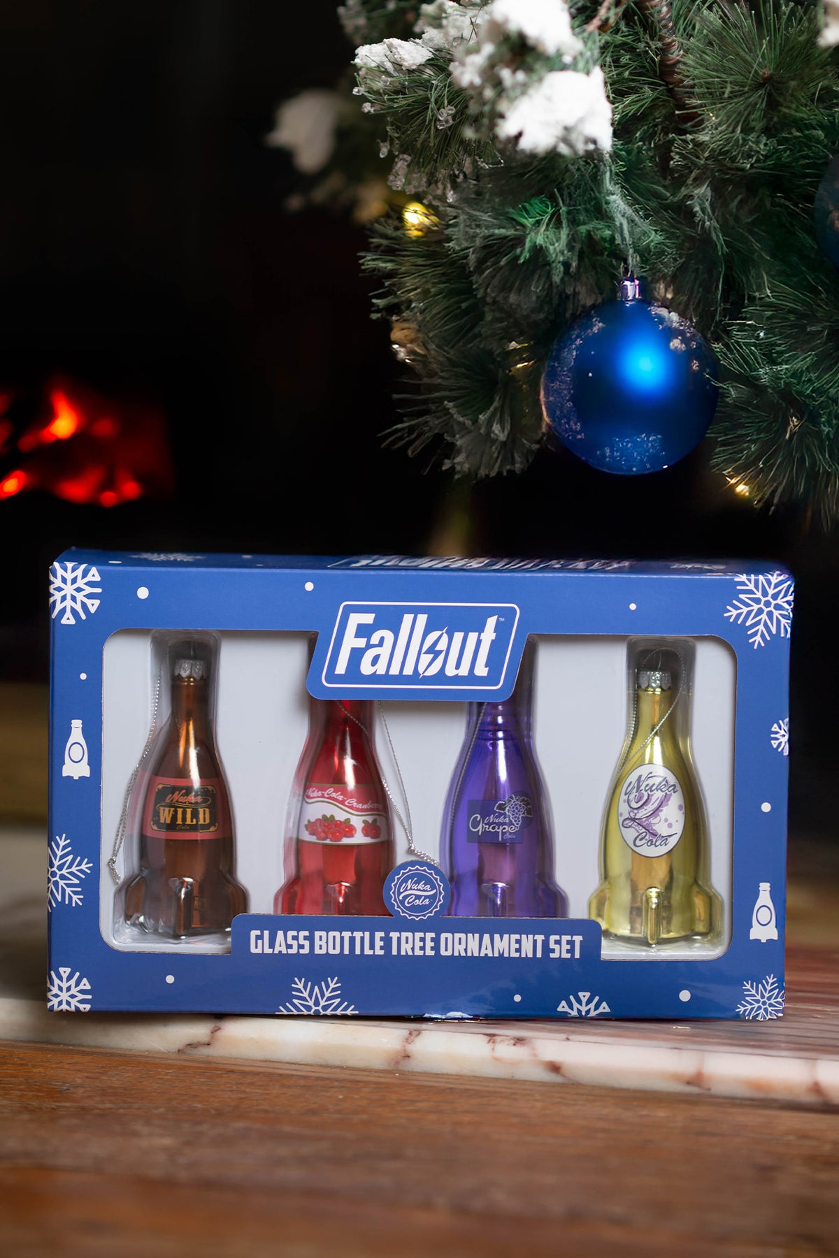 Fallout Nuka-Cola Glass Bottle Tree Ornament Set (Series 2)