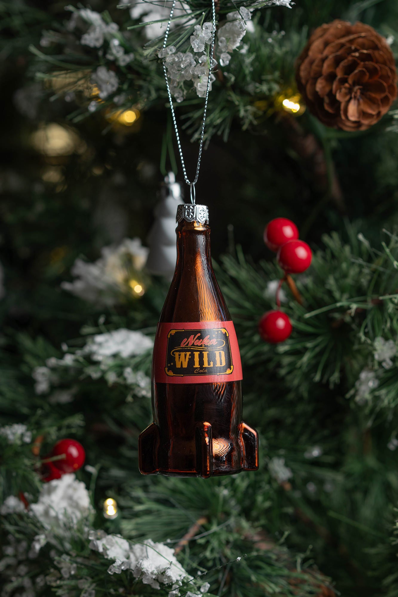 Fallout Nuka-Cola Glass Bottle Tree Ornament Set (Series 2