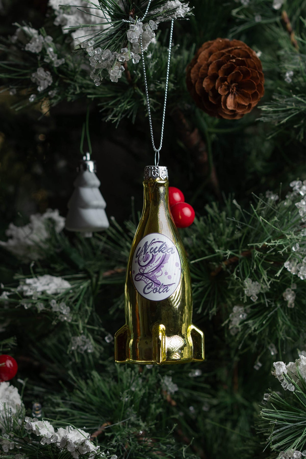 Fallout Nuka-Cola Glass Bottle Tree Ornament Set (Series 2)
