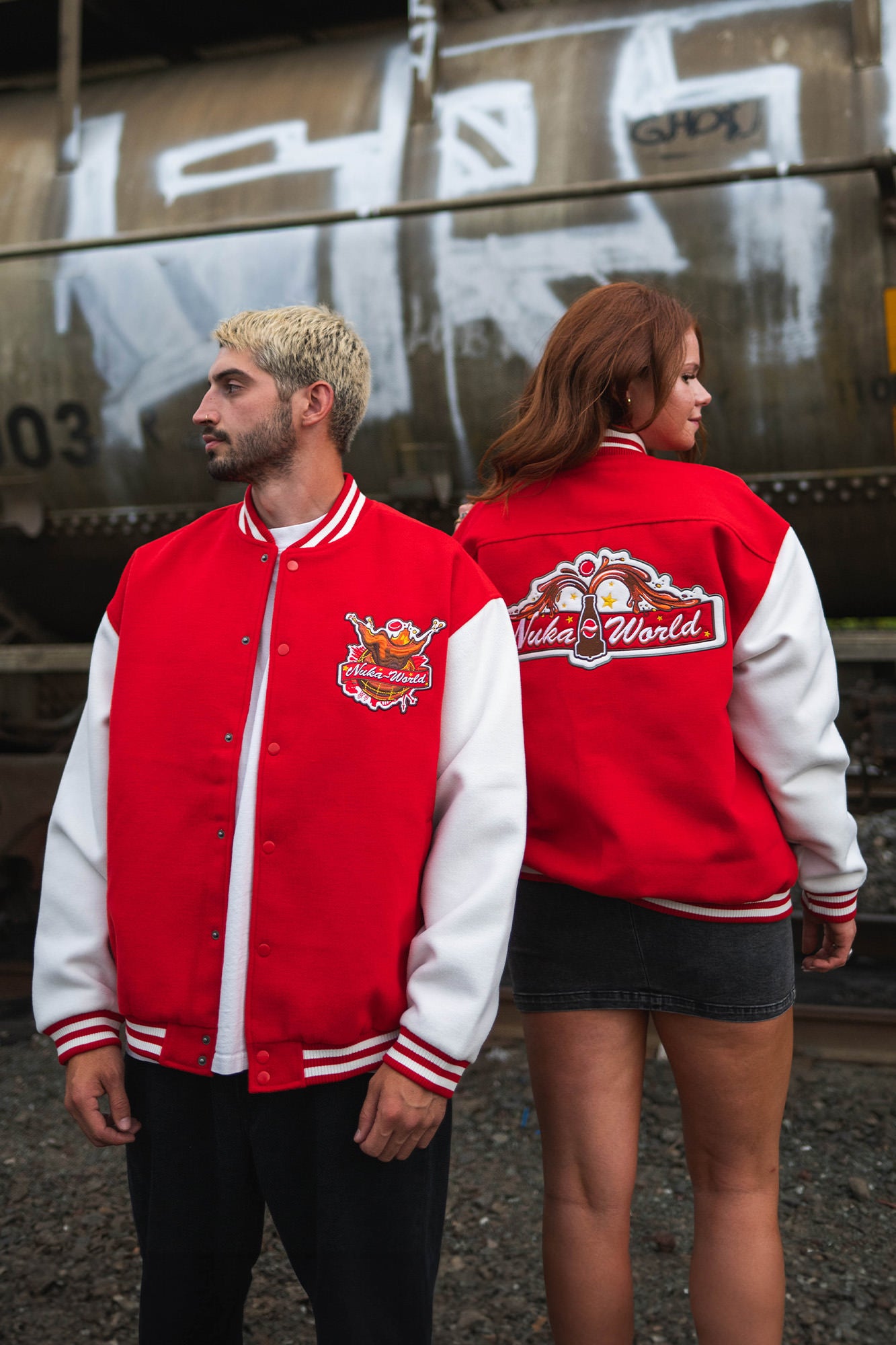 Fallout Nuka-World Geyser Varsity Jacket