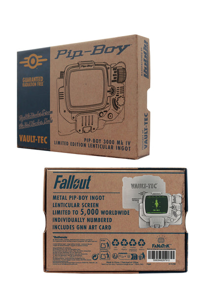 Fallout Pip-Boy Limited Edition Lenticular Ingot - Health Variant by Fanattik