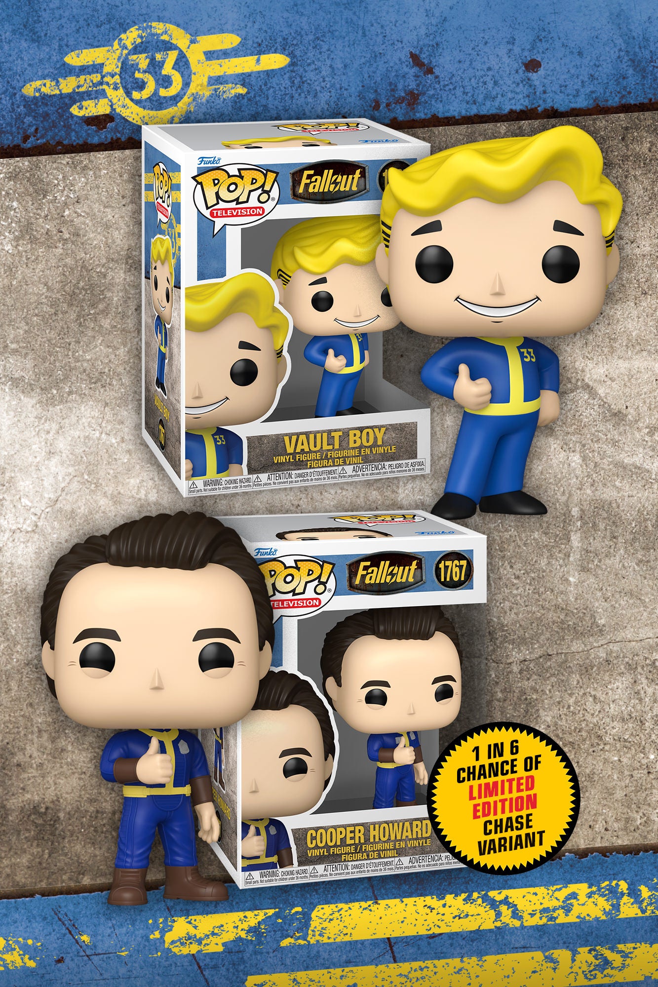 POP! Fallout Series – Vault Boy Figure (Chance of Chase)