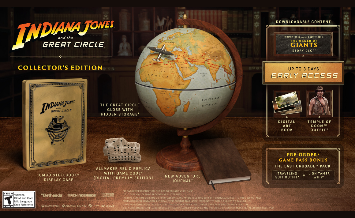 Image of the Indiana Jones and the Great Circle Collector's Edition