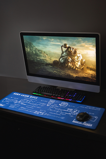 Fallout Laser Rifle Schematics Oversized Mouse Pad – Official Bethesda ...