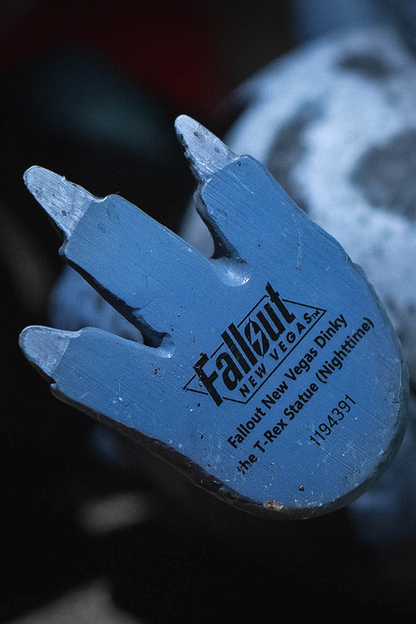 Fallout New Vegas Dinky the T-Rex Statue (Nighttime)