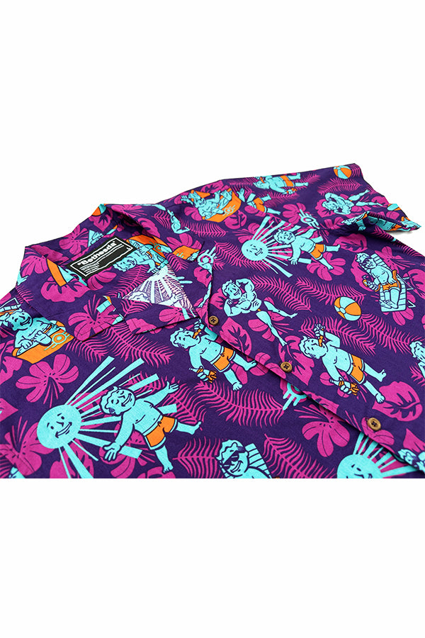 Fallout Vault Boy Summer Aloha Shirt – Official Bethesda Gear Store