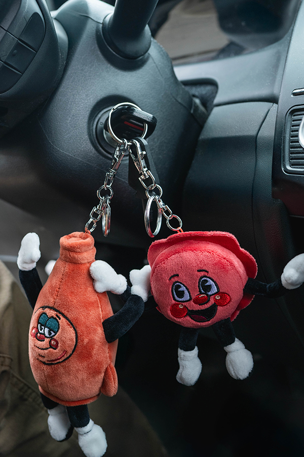 Fallout Bottle and Cappy Keychain Companion Set