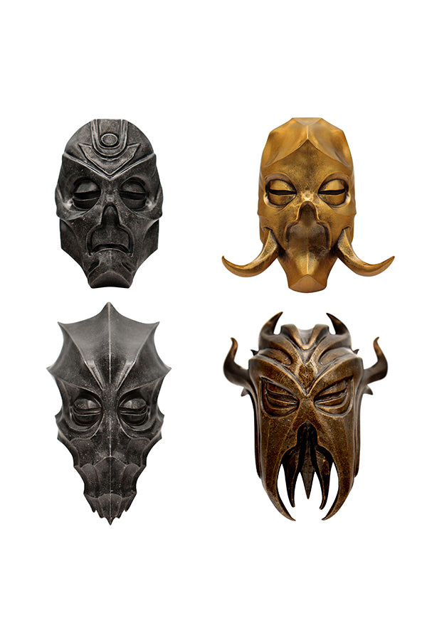 The Elder Scrolls V Skyrim Set of 4 Dragon Priest Masks