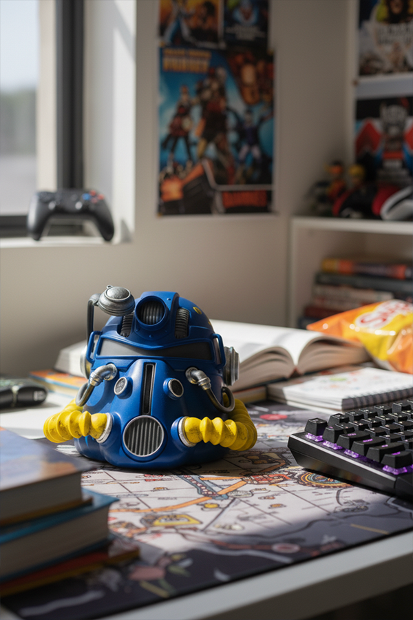 Fallout Vault-Tec T-51 Power Armor Helmet Mini Desktop Statue