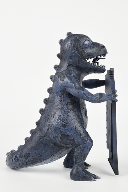 Fallout New Vegas Dinky the T-Rex Statue (Nighttime)