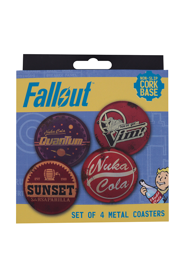 Fallout Set of 4 Metal Coasters