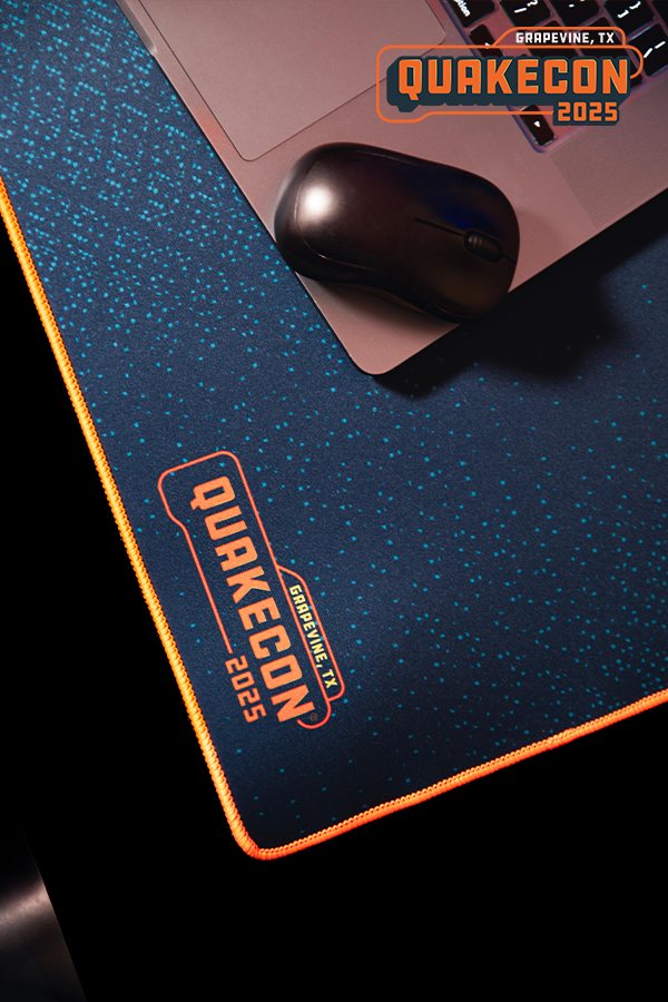 QuakeCon 2025 Oversized Mouse Pad