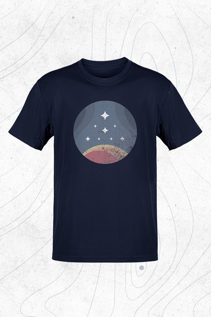 Starfield Retro Constellation Tee - Navy