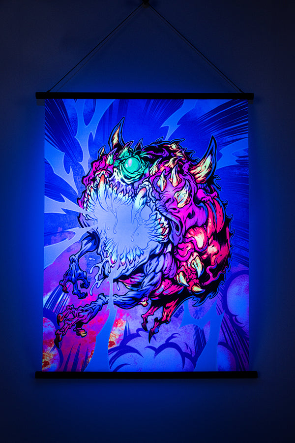 DOOM Eternal Cacodemon Wall Scroll by Beast Wreck – Official Bethesda ...