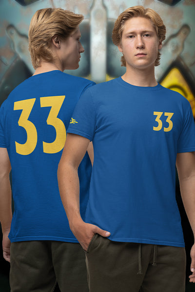 Fallout Vault 33 Tee Official Bethesda Gear Store