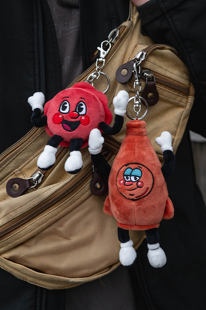 Fallout Bottle and Cappy Keychain Companion Set