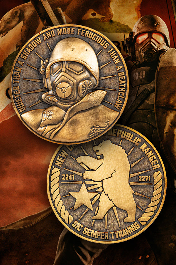 Fallout NCR Ranger Challenge Coin – Official Bethesda Gear Store