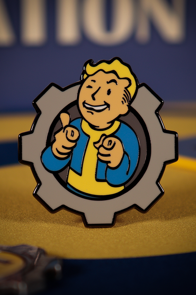 Fallout Limited Edition Charisma Boy Pin Badge – Official Bethesda