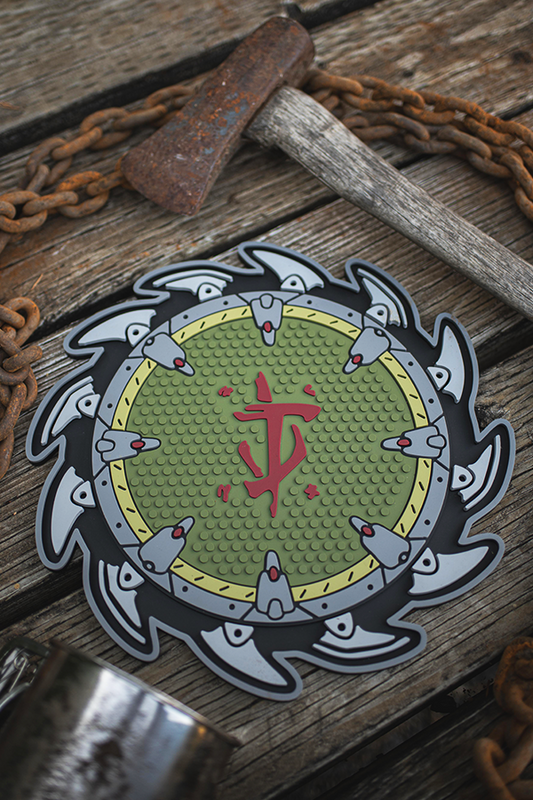 DOOM: The Dark Ages Shield Saw Bar Mat