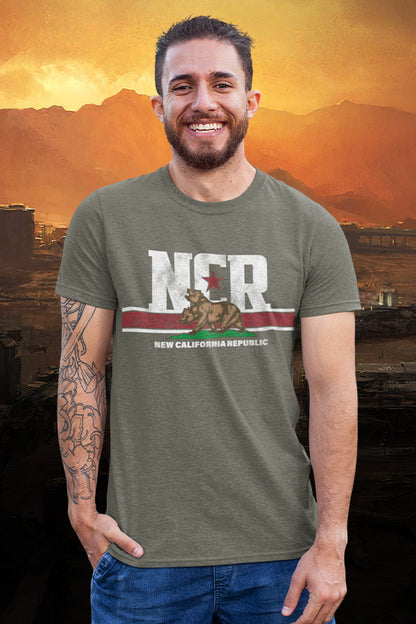 Fallout New CA Republic Tee (Military Green)