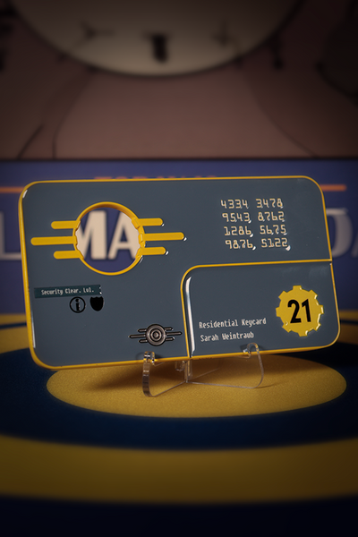 【超希少！！】from the vault Relics 新品未開封！！ Fallout: New Vegas Vault 21 Security Keycard Replica – Official