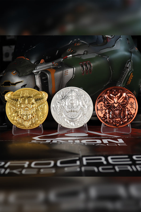 DOOM Arcade Mode Medallion 3-Pack