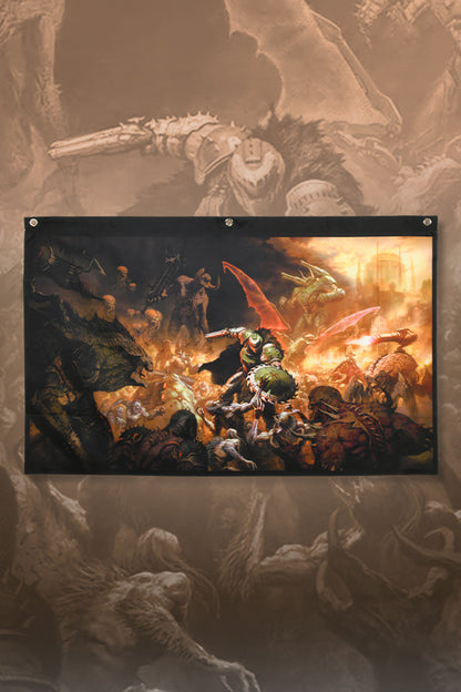 DOOM: The Dark Ages Slayer's Battle Wall Banner
