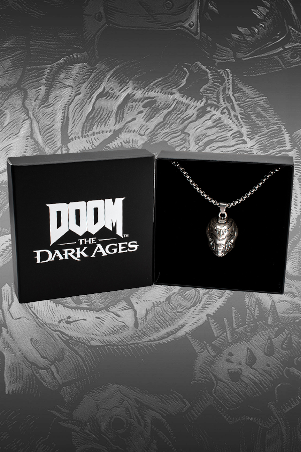 DOOM: The Dark Ages Slayer Helmet Pendant Necklace