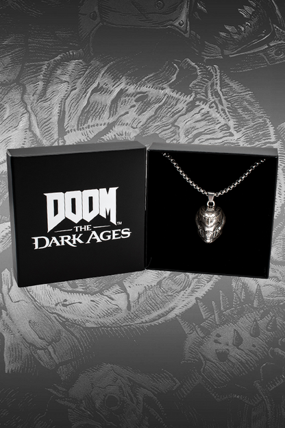 DOOM: The Dark Ages Slayer Helmet Pendant Necklace