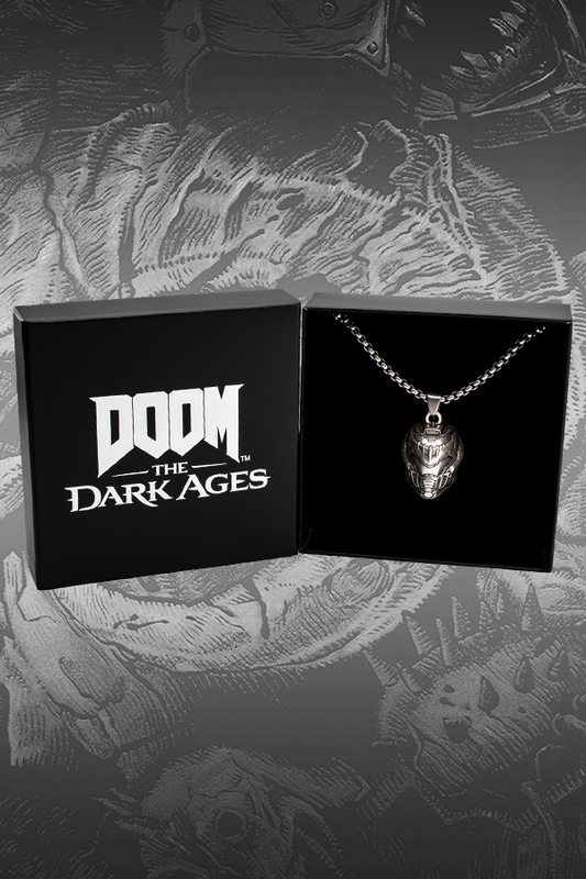 DOOM: The Dark Ages Slayer Helmet Pendant Necklace