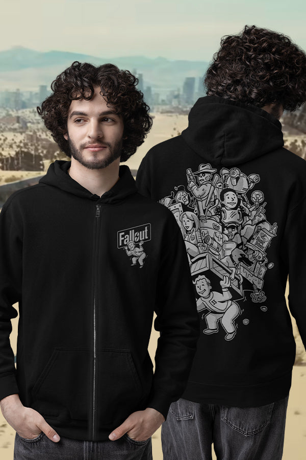 Fallout Preview Merch Fallout Series 1 Year In the Wasteland Hoodie – Official Bethesda Gear ...