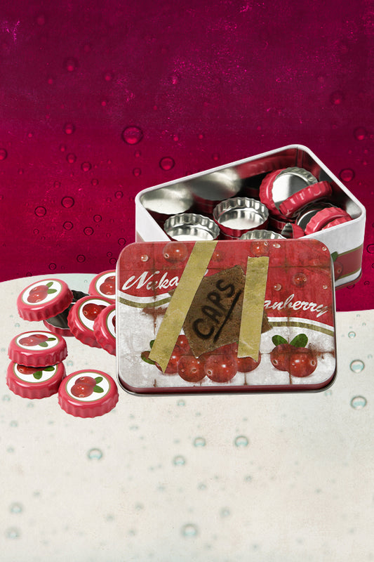 Fallout Bottle Cap Series: Nuka-Cola Cranberry with Collectible Tin