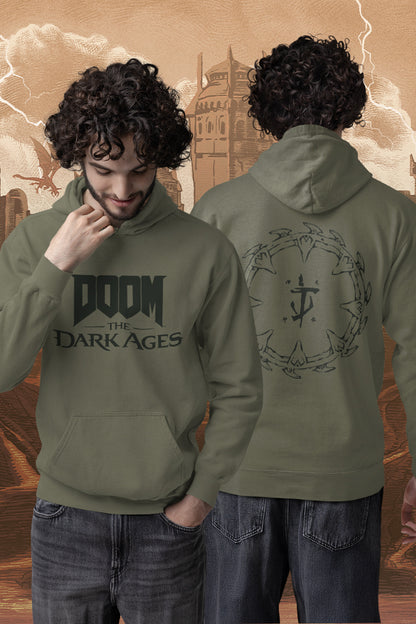 DOOM: The Dark Ages Dark Battleground Hoodie