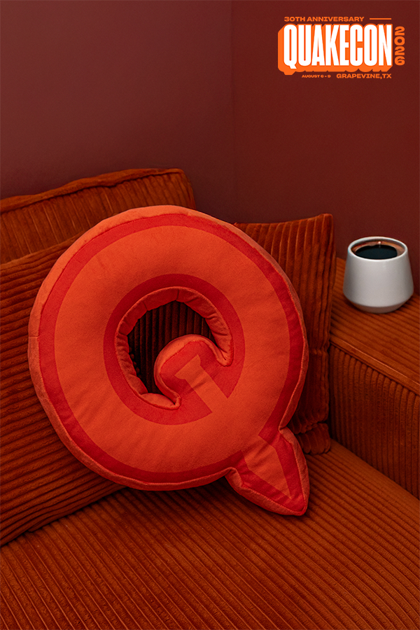 QuakeCon Logo Oversized Plush