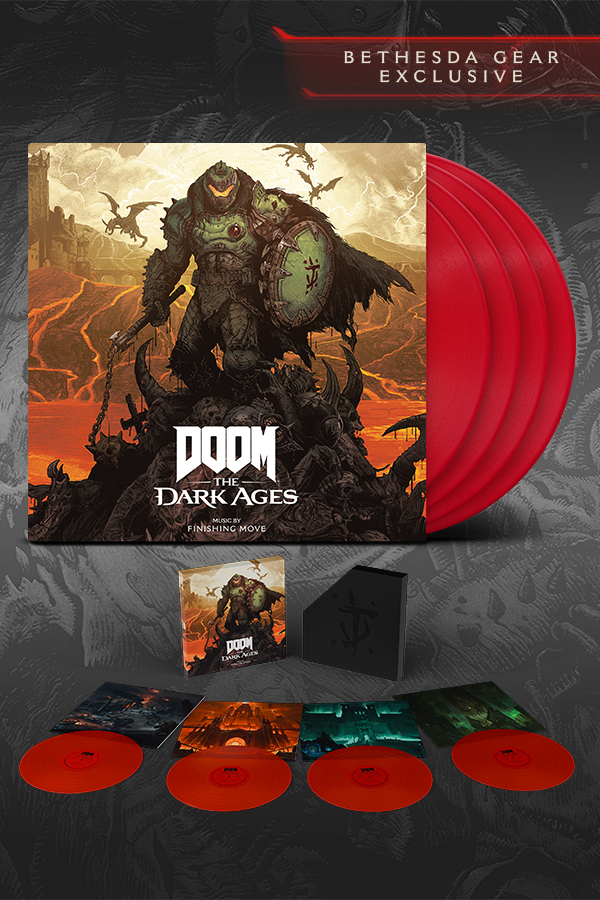 Laced Music DOOM: The Dark Ages Original Soundtrack 4LP (Bethesda Gear Exclusive)