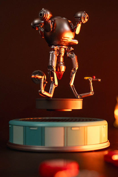 Fallout Floating Mr Handy Figurine