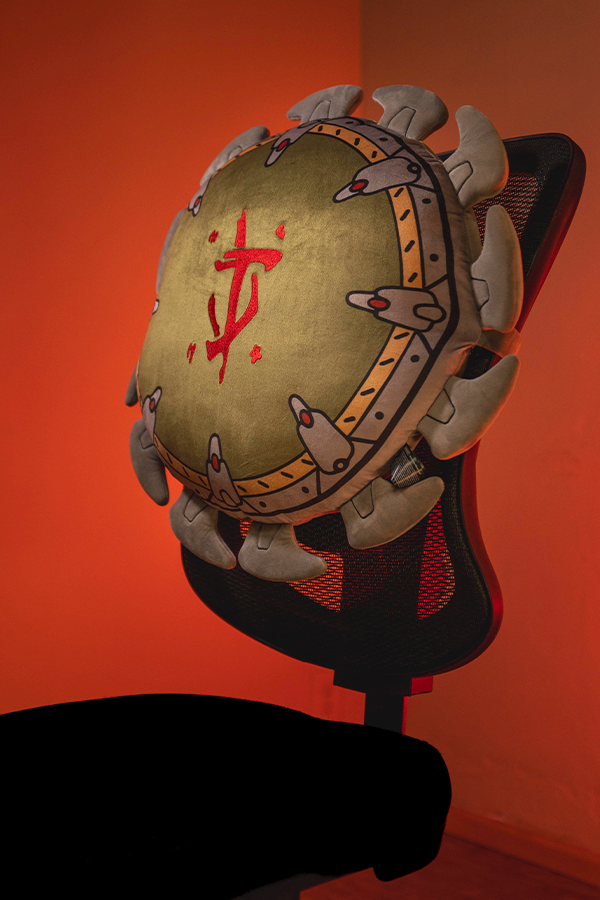 DOOM: The Dark Ages Shield Pillow Plush