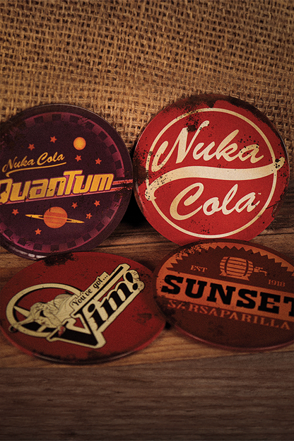 Fallout Set of 4 Metal Coasters