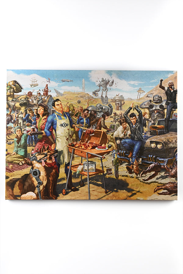 Fallout Greetings From The Wasteland Canvas Art