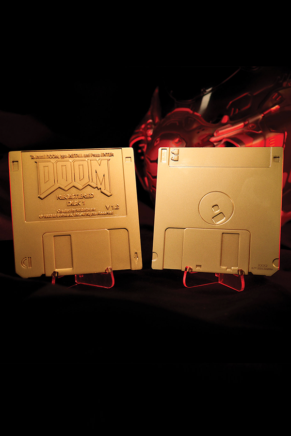 DOOM Floppy Disk Limited Edition Imitation Gold Plated Replica