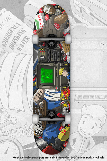 Fallout Wasteland Inventory Skate Deck