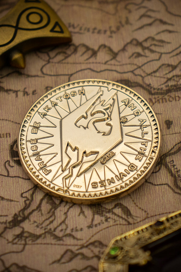 The Elder Scrolls 24k Replica Septim Collectible Coin