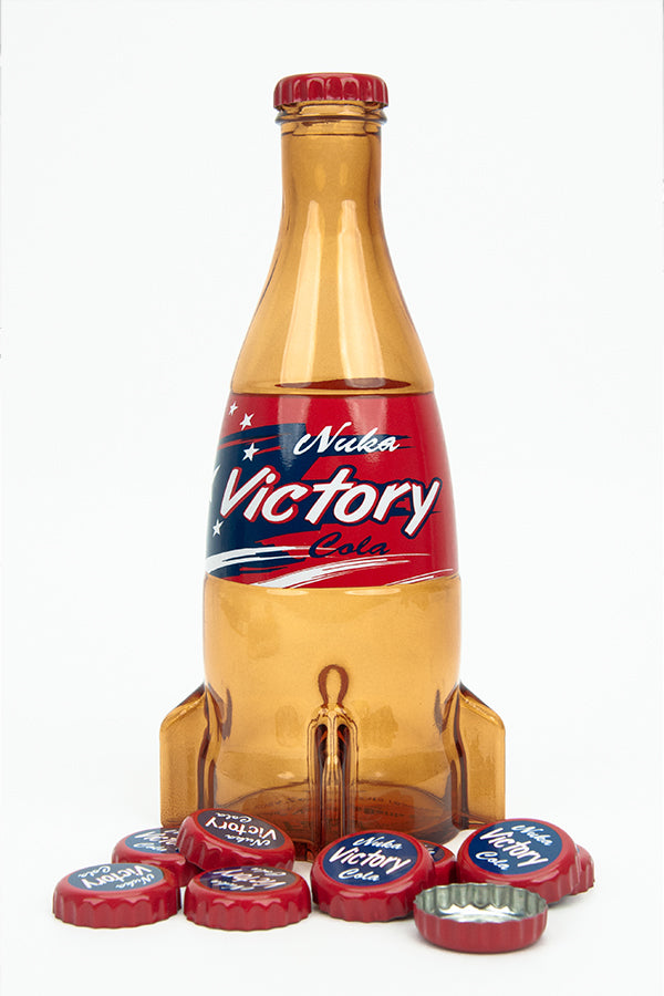 Fallout Nuka-Cola Victory Glass Bottle & Caps – Official Bethesda Gear ...