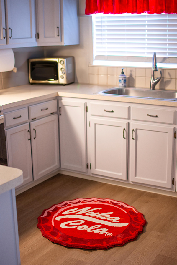 Fallout Red Rug Fallout Nuka-Cola Cap Rug – Official Bethesda Gear Store