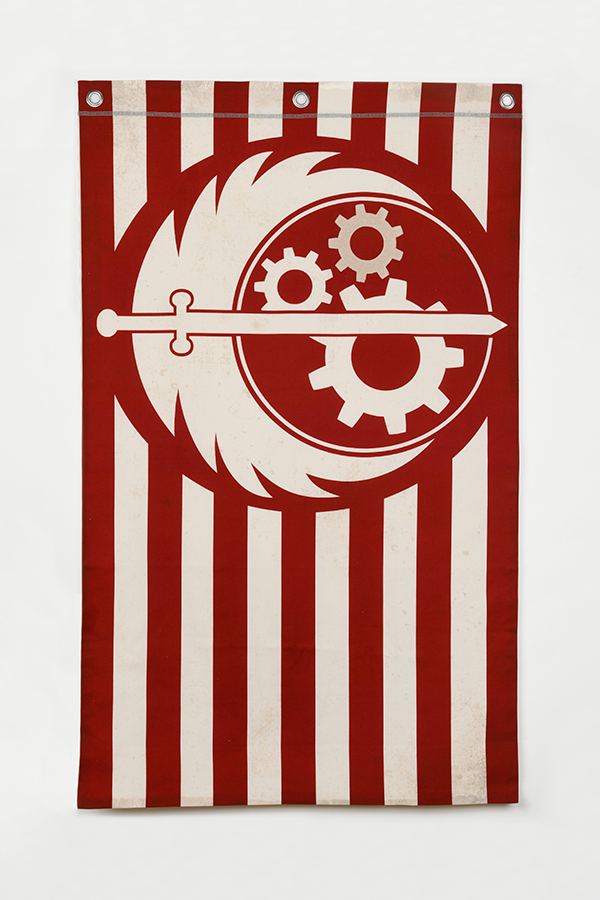 Fallout Brotherhood of Steel Canvas Banner – Official Bethesda Gear Store