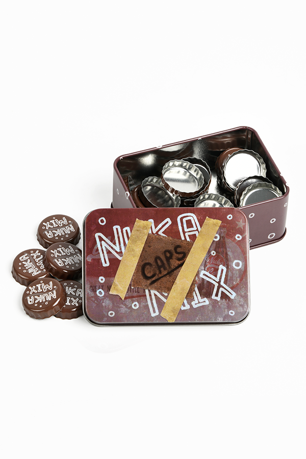 Fallout Bottle Cap Series Nuka Mix with Collectible Tin