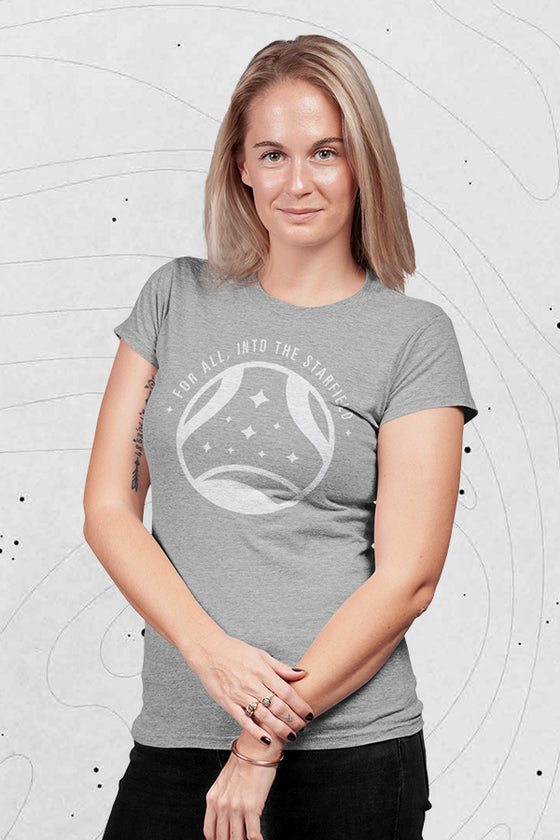 Starfield - For All Into The Starfield Short Sleeved T-shirt - EU Sizi –  IGN Store