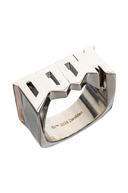 DOOM Classic Logo Metal Ring